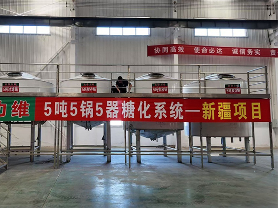 舒兰精酿啤酒设备厂—5吨精酿啤酒设备—新疆项目